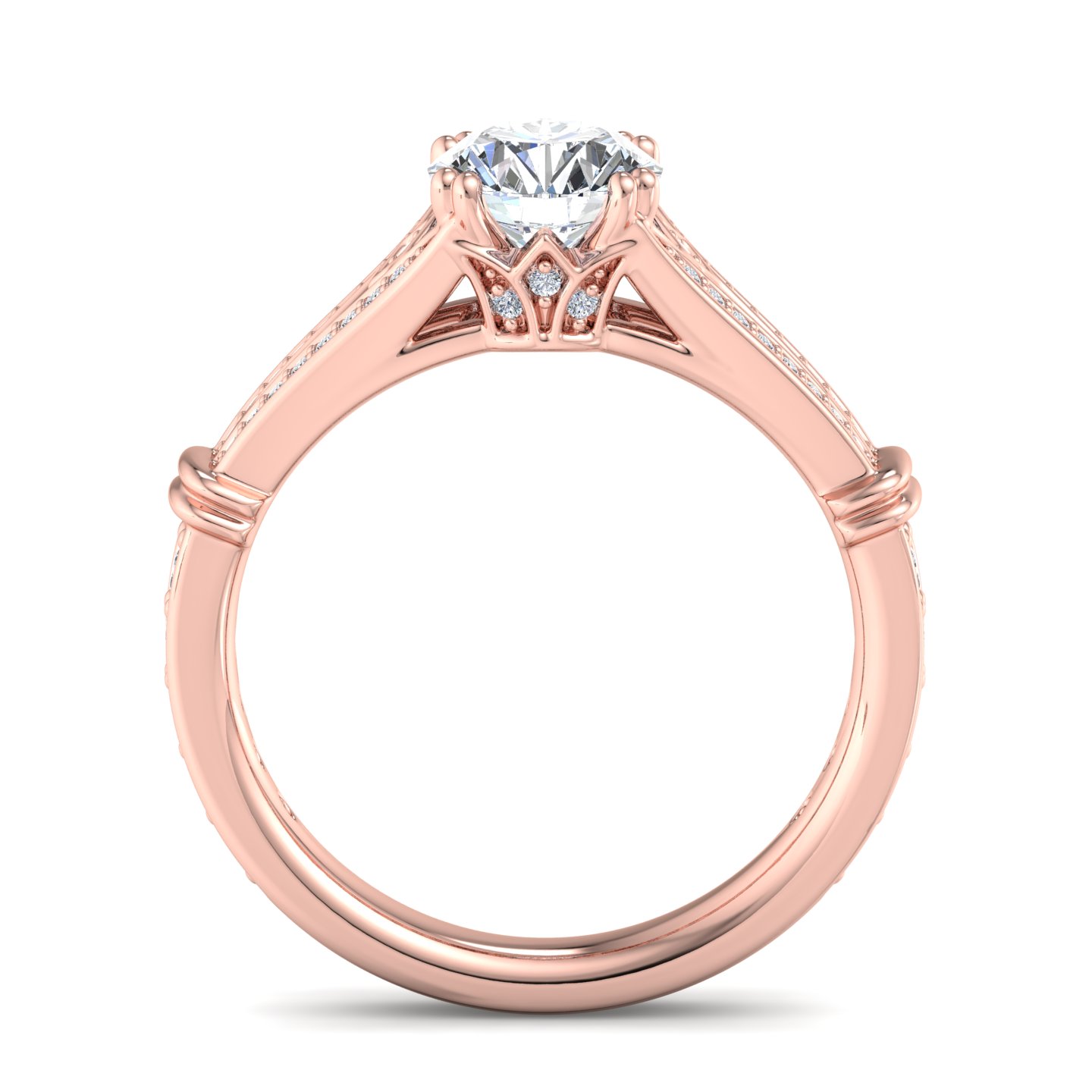 Georgia Art Deco Engagement Ring